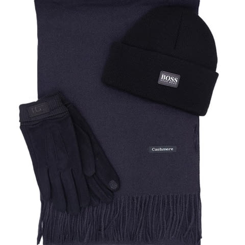 Комплект шапка шал и ръкавици мъжки, city of Varna | Hats / Scarves / Gloves - снимка 5