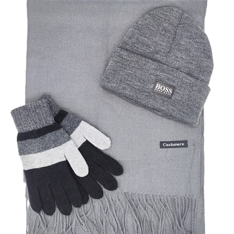 Комплект шапка шал и ръкавици мъжки, city of Varna | Hats / Scarves / Gloves - снимка 7