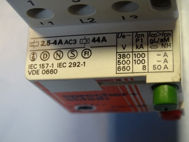 Моторна защита Sprecher+Schuh KTA 3-25 1.6/2.5A overload relay motor control - снимка 5