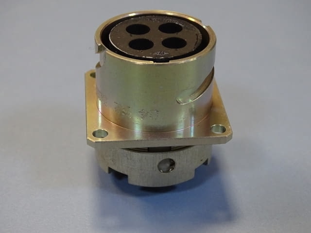 Кръгъл конектор Souriau 840 series circular connector 4 contacts - снимка 2