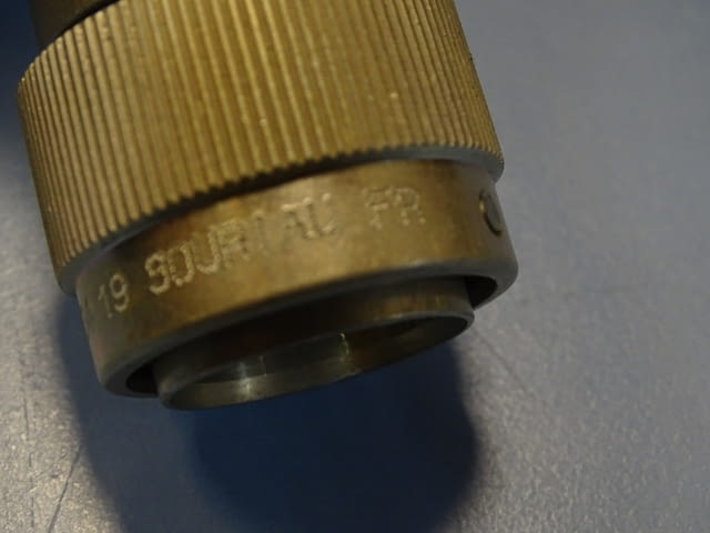 Кръгъл конектор Souriau 840 series circular connector 4 contacts - снимка 6