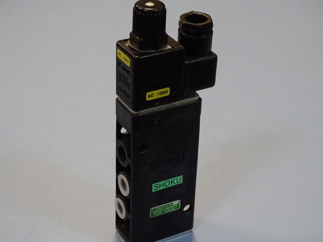 Пневматичен разпределител SHOKU-HERION 5ER-8E solenoid valve 100VAC - снимка 7