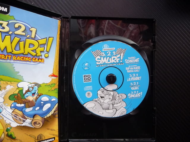 3, 2, 1 Smurf! PC CD-ROM Смърфовете компютърна игра забавна, град Радомир - снимка 2