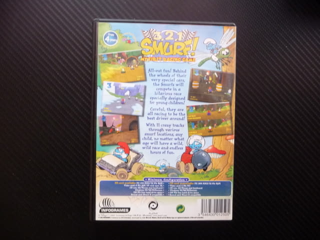 3, 2, 1 Smurf! PC CD-ROM Смърфовете компютърна игра забавна, град Радомир - снимка 3