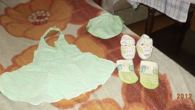 Пълен комплект за първия рожден ден на г-ца 9-12 months (up to 80 cm), Girls, Dress - city of Plovdiv | Clothes - снимка 1