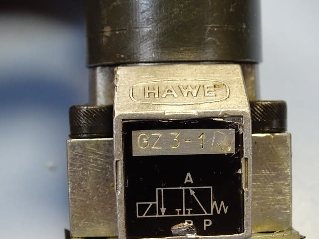Хидравличен вентил HAWE GZ3.1 24VDC hydraulik directional valve - снимка 3