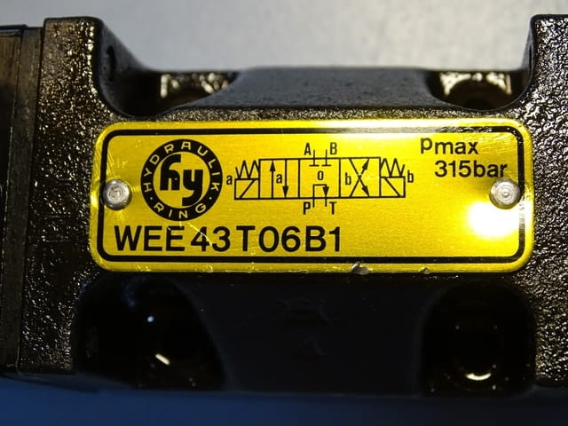 Хидравличен разпределител Ring-Hydraulik WEE43T06B1 24VDC hydraulik control valve - снимка 3