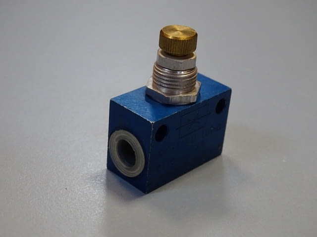 Вентил за контрол на потока Festo GRO-1/8 Flow Control Valve 0-10Bar - снимка 4