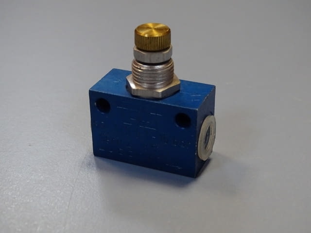 Вентил за контрол на потока Festo GR-1/8 Flow Control Valve 0-10Bar - снимка 2