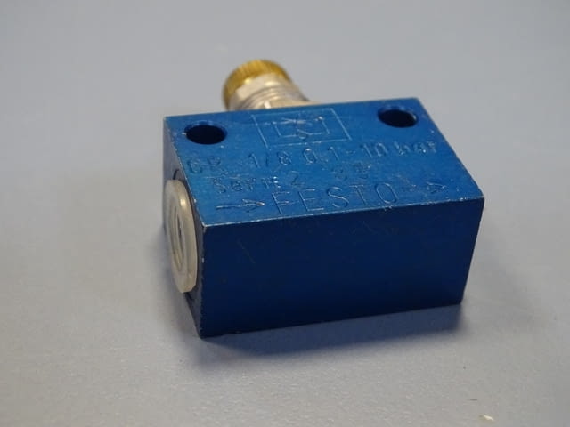 Вентил за контрол на потока Festo GR-1/8 Flow Control Valve 0-10Bar - снимка 4