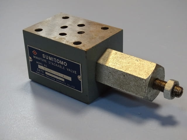 Хидравличен клапан SUMITOMO MPA-70-10 miniature stackable valve - снимка 2