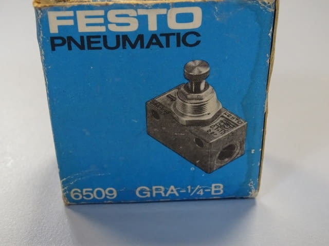 Пневматичен регулатор Festo GRA-1/4-B one-way Flow Control Valve 0.1-10Bar - снимка 7