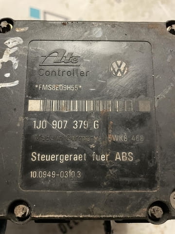 1J0907379G ABS помпа от VW Golf 4 1.9 TDI Спирачна система - село Куманово | Резервни Части - снимка 2