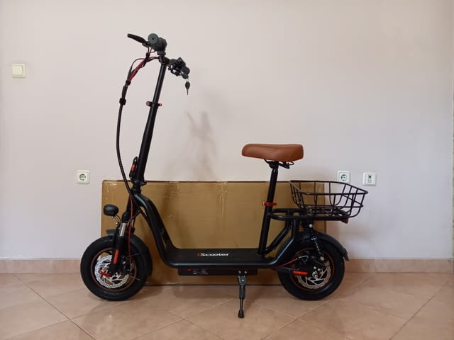 Електрически скутер/тротинетка със седалка iScooter i12 500W 7.5AH - снимка 7