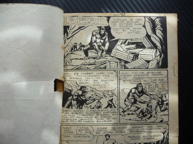 Super Tarzan Комикс приключения Тарзан битки старо тигър слон редки комикси - снимка 3