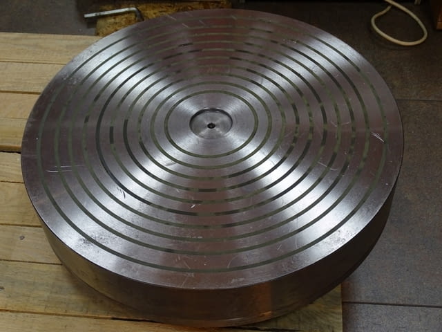 Магнитна маса кръгла Elektro-Magnet C 500 electromagnetic table VEB TGL10272 - снимка 6