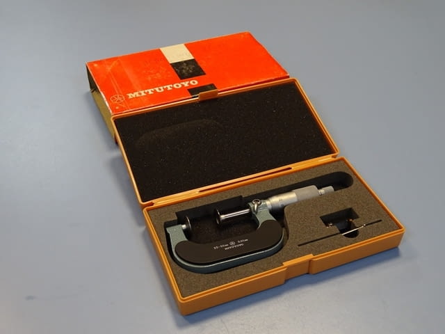 Микрометър дисков Mitutoyo 123-102 (GMA-50) 25-50mm disk micrometer - снимка 1
