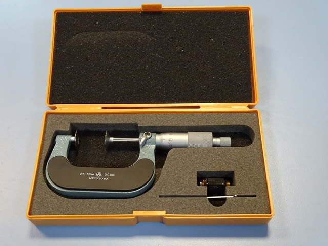 Микрометър дисков Mitutoyo 123-102 (GMA-50) 25-50mm disk micrometer - снимка 2