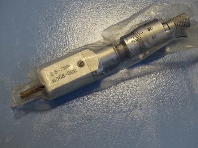 Микрометър 2-точков Mitutoyo 368-001(2-2.5mm) Mitutoyo 368-002(2.5-3mm) 2-point holtest - снимка 4
