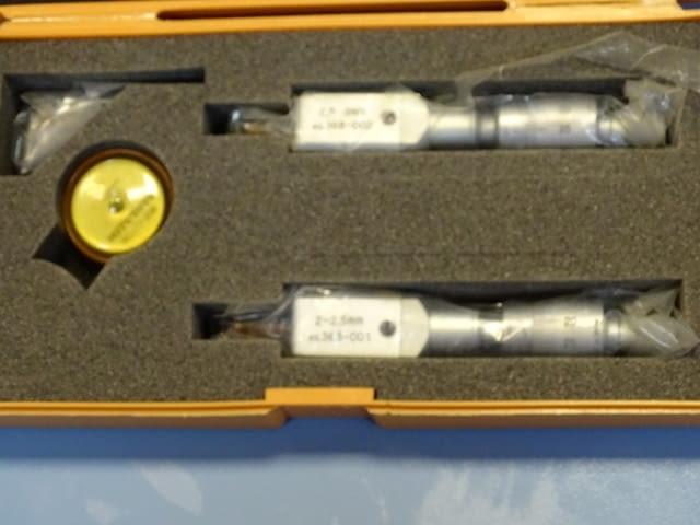 Микрометър 2-точков Mitutoyo 368-001(2-2.5mm) Mitutoyo 368-002(2.5-3mm) 2-point holtest - снимка 8