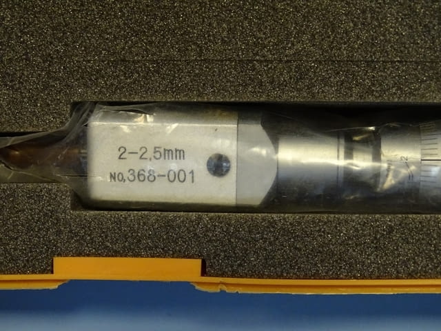 Микрометър 2-точков Mitutoyo 368-001(2-2.5mm) Mitutoyo 368-002(2.5-3mm) 2-point holtest - снимка 9