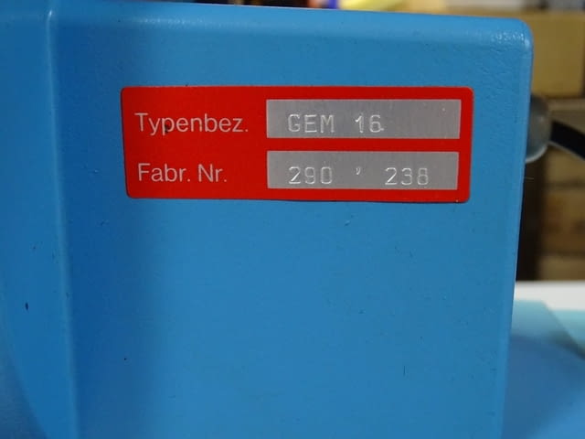 Агрегатна пробивна глава SUHNER SU matic GEM 16 Unit-Pulley Drive 0.75kW - снимка 3