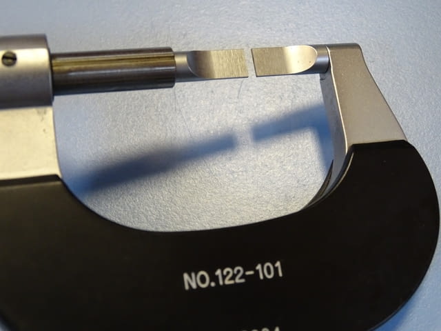 Микрометър Mitutoyo 122-101 (0-25mm) Handener steel blade, city of Plovdiv - снимка 5