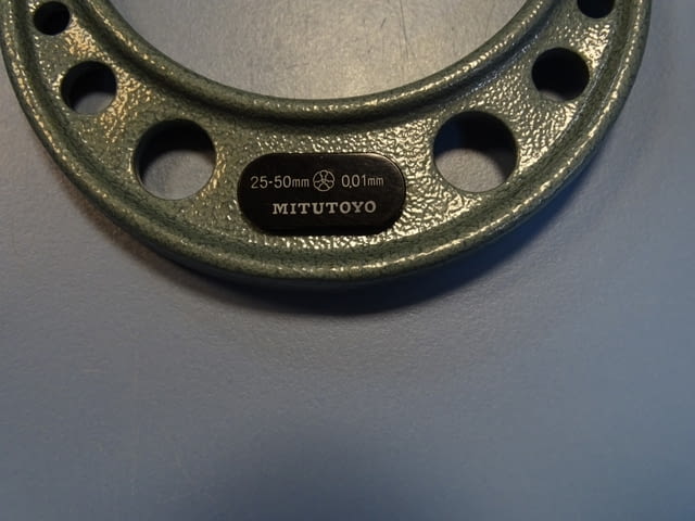 Микрометър Mitutoyo 122-102 (25-50mm) Handener steel blade, city of Plovdiv - снимка 4