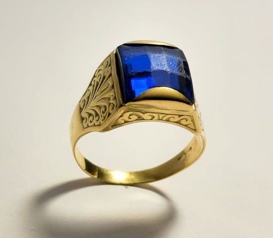 Златен пръстен-12.03 гр. Сертификат - Да - град Горна Оряховица | Пръстени - снимка 1