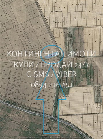 Кодг 62940. Нива 910м2, кат. 6-та с много лесен достъп на 300м от шосето северо-западно от града. - снимка 2