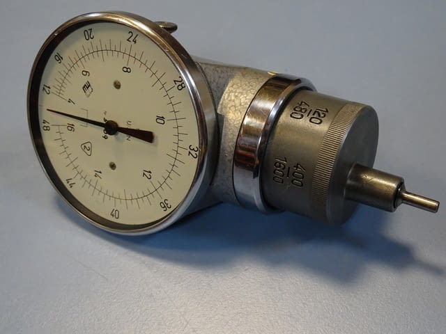 Оборотометър механичен VEB Hand-Tachometer H6 40-48000min-1, city of Plovdiv - снимка 2