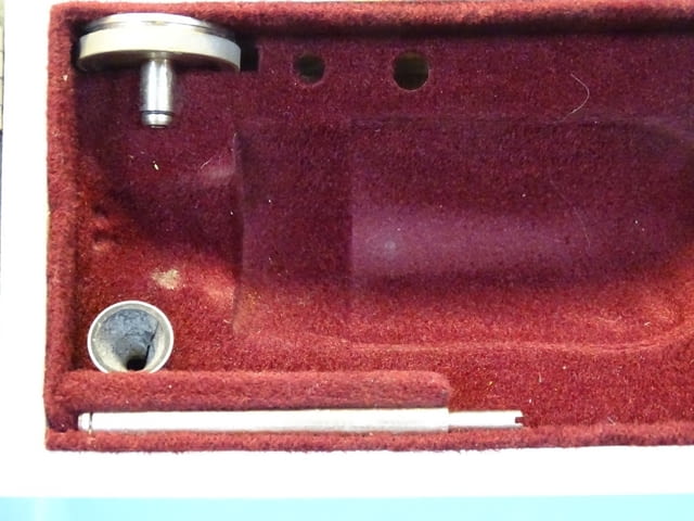 Оборотометър механичен VEB Kombinat Hand-Tachometer TYP H6 40-48000min-1 - снимка 4