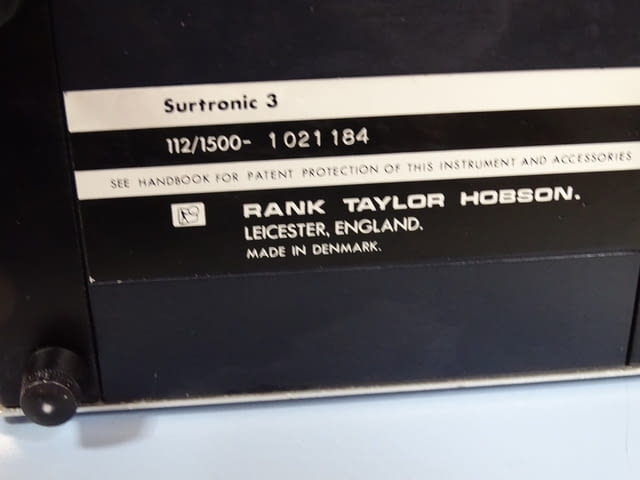 Грапавомер TAYLOR-HOBSON surtronic 3 parameter surgraphic recorder - снимка 5