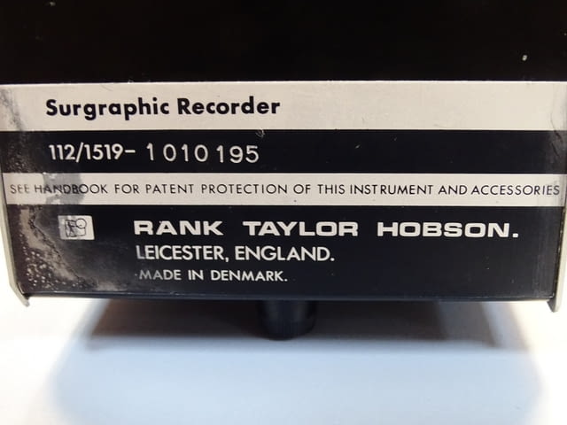 Грапавомер TAYLOR-HOBSON surtronic 3 parameter surgraphic recorder - снимка 8