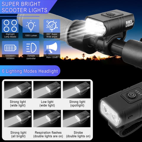 Лед фар за тротинетка, велосипед - град Разград | Други - снимка 2