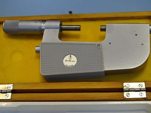 Пасиметър микронен Carl-Zeiss Jena/SUHL DDR 25-50 mm, TGL 20250 - снимка 4