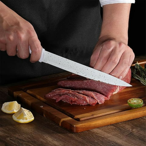 Комплект кухненски ножове от 6 части Zepter ZP-009B- бял, стилен и прецизен избор за всяка кухня - снимка 5