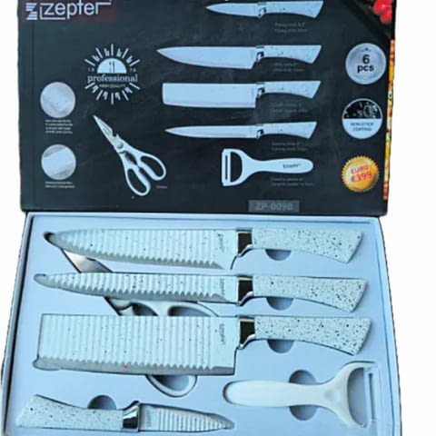 Комплект кухненски ножове 6 части Zepter Кухненски аксесоари, Метал - град Пловдив | Домашни Потреби - снимка 1