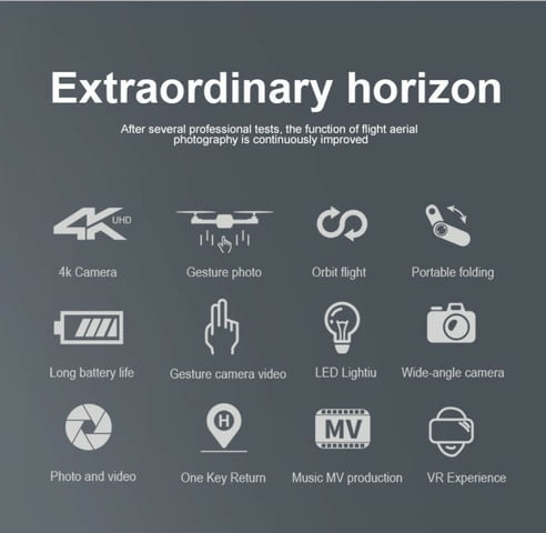 Иновативен мини дрон с висока резолюция от 4К HD - DRON E59 (4K+BAG） - снимка 10