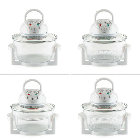 Комбинирана 2в1 халогенна фурна и еър фрайър MFC-1200, 1400W, 12 л. - снимка 4