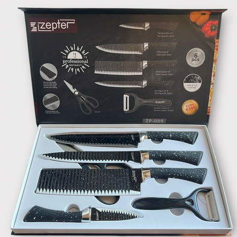 Професионален кухненски комплект ножове - 6 части, Zepter Z-009 - снимка 1