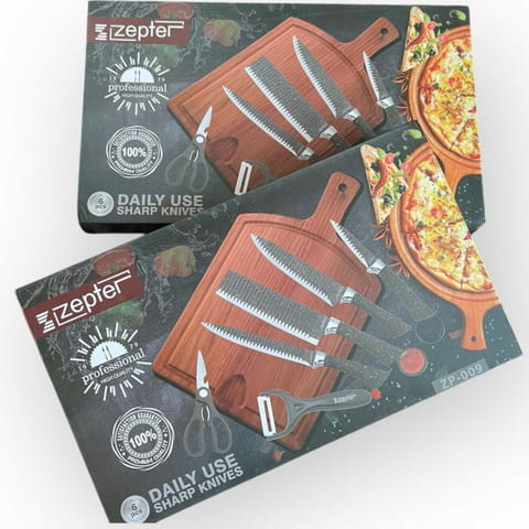 Професионален кухненски комплект ножове - 6 части, Zepter Z-009 - снимка 4