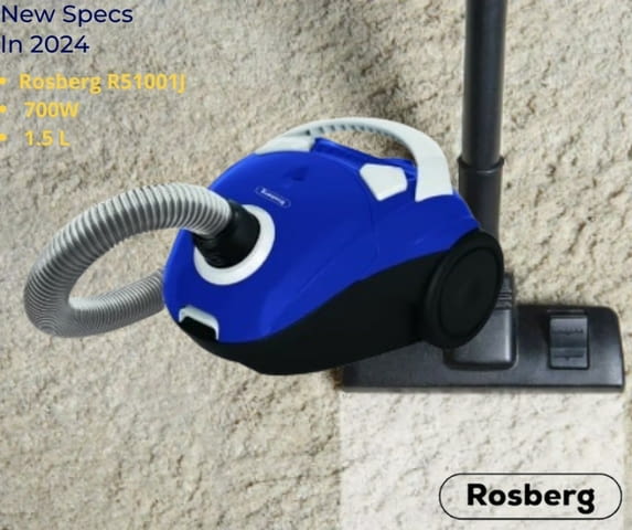 Прахосмукачка с торба Rosberg, 700W, 1.5 L, Аксесоари - град Банкя | Други - снимка 3