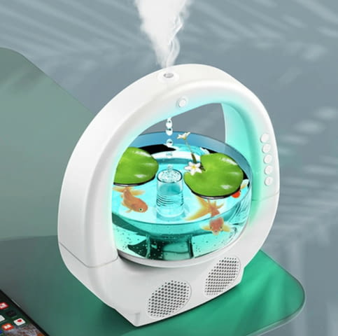 Антигравитационен овлажнител за въздух "Аквариум", с Bluetooth - снимка 4