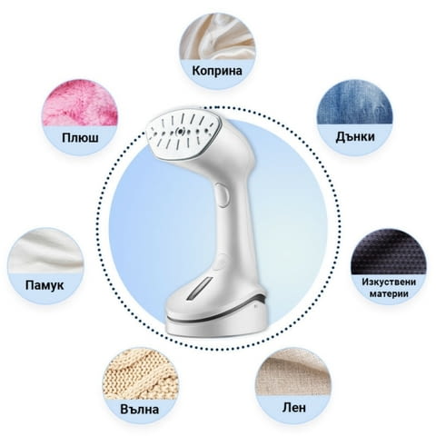 Уред за вертикално гладене с пара Rosberg, 1000W, 200 мл., Бял - снимка 4