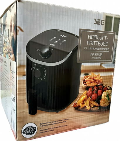 Немски SEG Оригинален Фритюрник с горещ въздух 2 литра, град Банкя | Дом и Градина - снимка 11