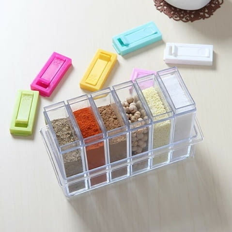 Органайзер за подправки - 6 в 1 Съдове за съхраненение - град Банкя | Домашни Потреби - снимка 3