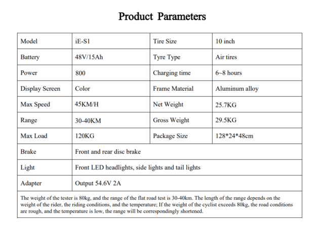 Електрически скутер/тротинетка iENYRID S1 800W 15AH, city of Razgrad | Other - снимка 9