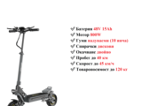 Електрически скутер/тротинетка iENYRID S1 800W 15AH