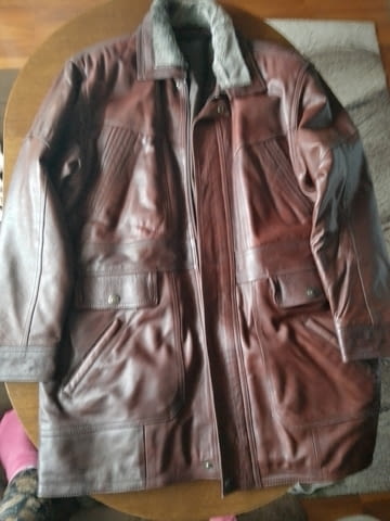 Мъжка полушубка Есен/Зима, Спортни Дрехи, Кафяв - град Варна | Мъжки Дрехи - снимка 4